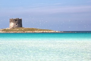 a view of "La Pelosa" Stintino,Sardinia,Italy